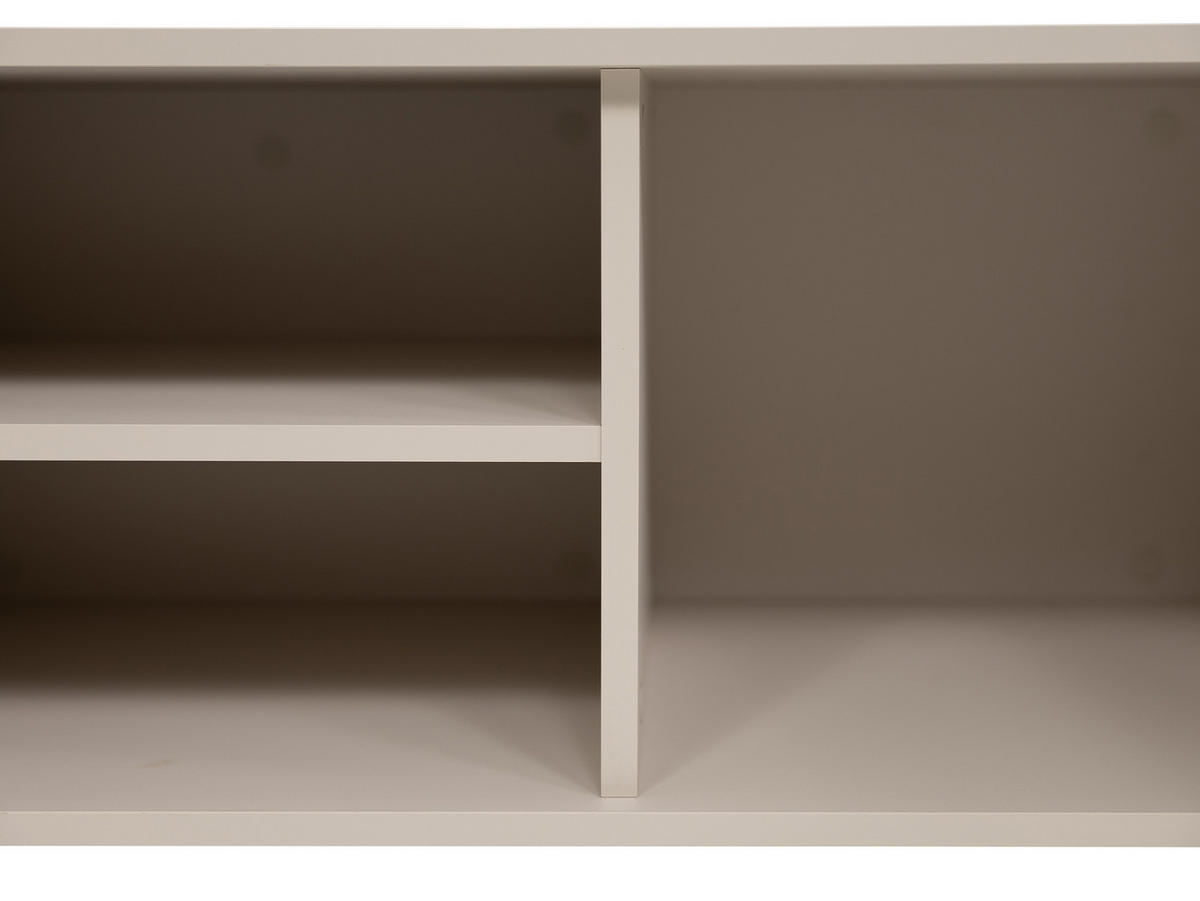 SIDEBOARD Sepiroz 180 2D3SZ - Sandfarben/Goldfarben, Holzwerkstoff/Metall (178/79/43cm) - MIRJAN24