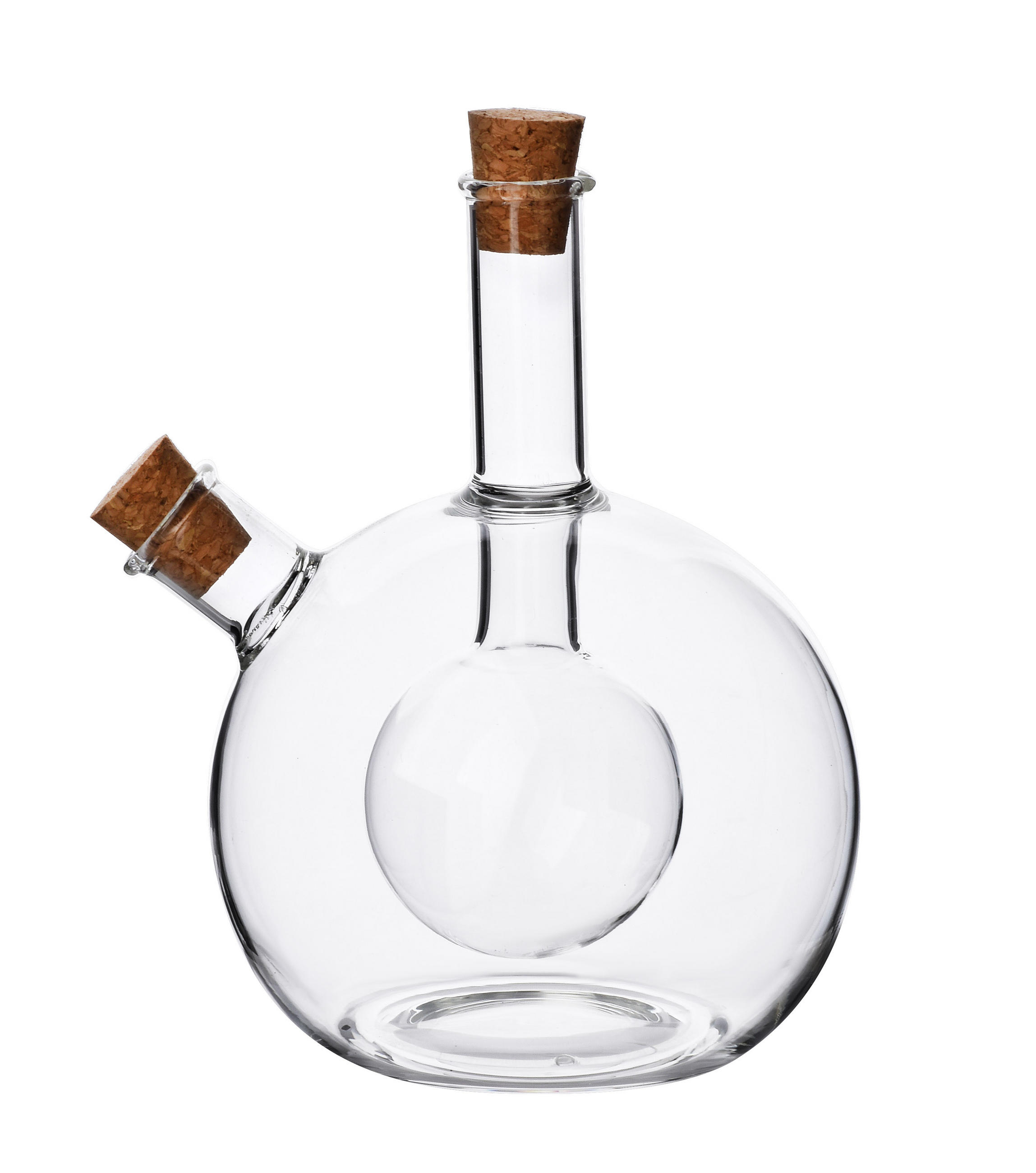 ÖL- und Essigflasche Peter Transparent 12/6/14.5cm Glas - Transparent, Glas (12/14.5/6cm) - Mondex