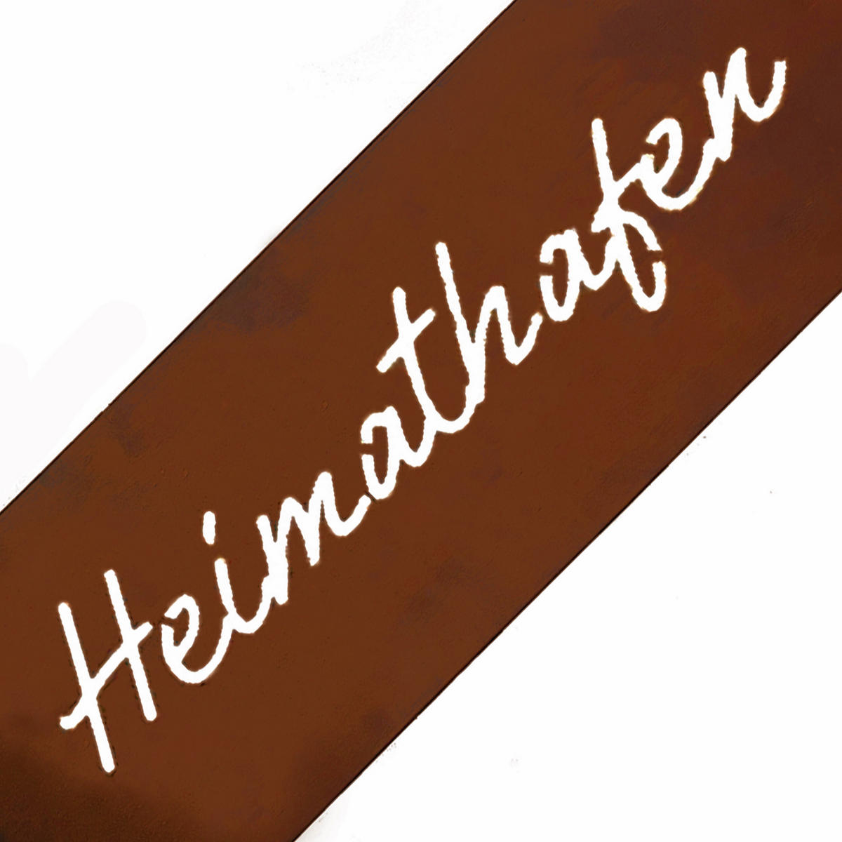 EDELROST-GARTENDEKO - Braun, Metall (1.5cm) - Relaxdays