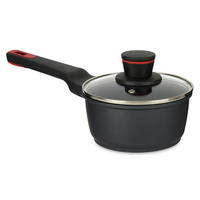 INDUKTIONSTOPF Molten Ø 16 cm - Schwarz, Metall (35.2cm) - Kinvara