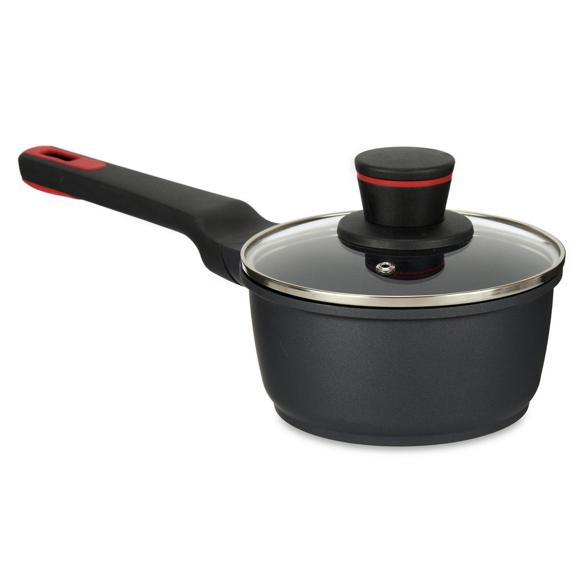INDUKTIONSTOPF Molten Ø 16 cm - Schwarz, Metall (35.2cm) - Kinvara