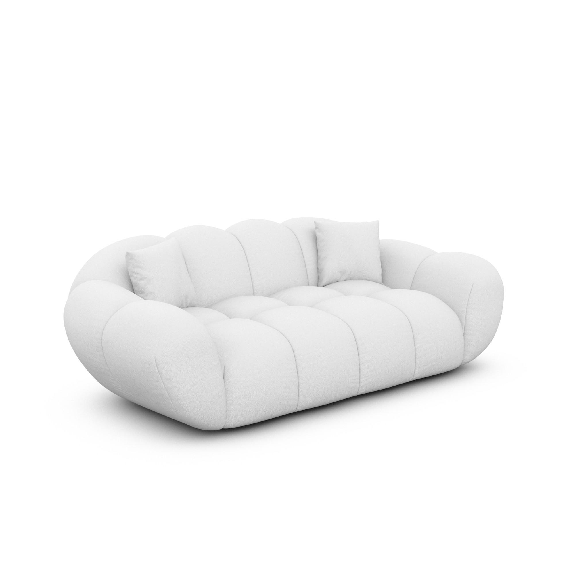 Varoyal 2-Sitzer-Sofa Weiß 200x70x93 cm