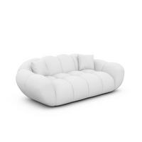 2-SITZER-SOFA Liva Weiß Kunstleder - Weiß, Kunststoff (200/70/93cm) - VAROYAL