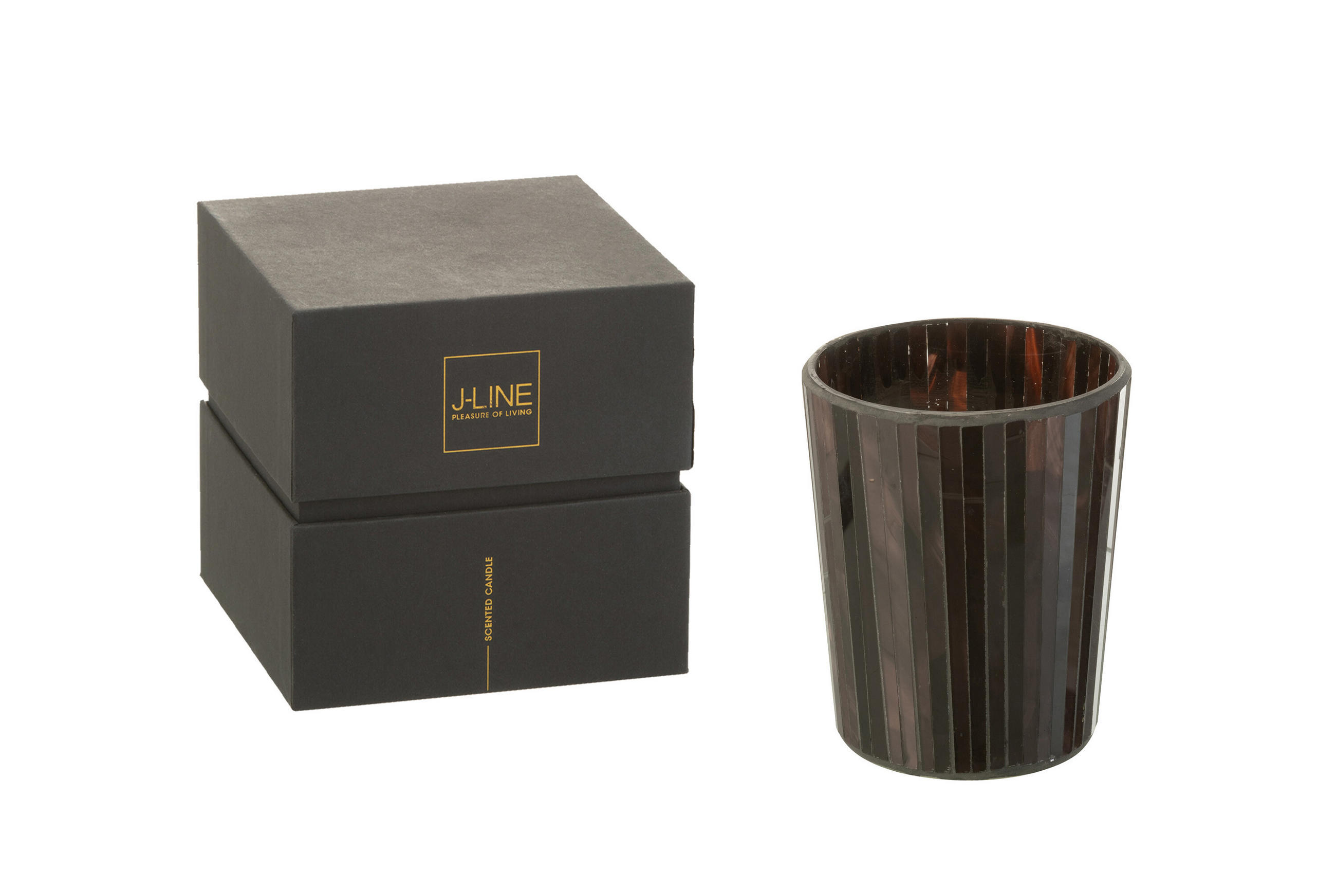 DUFTKERZE NOA - Braun - M - 55 Std. - Braun, Paraffin (12.5/15.5cm) - J-Line