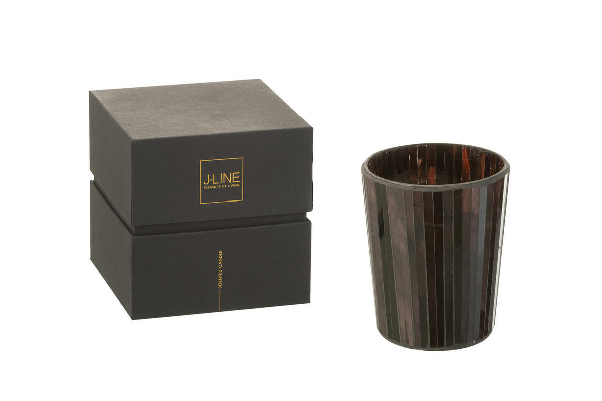 DUFTKERZE NOA - Braun - M - 55 Std. - Braun, Paraffin (12.5/15.5cm) - J-Line