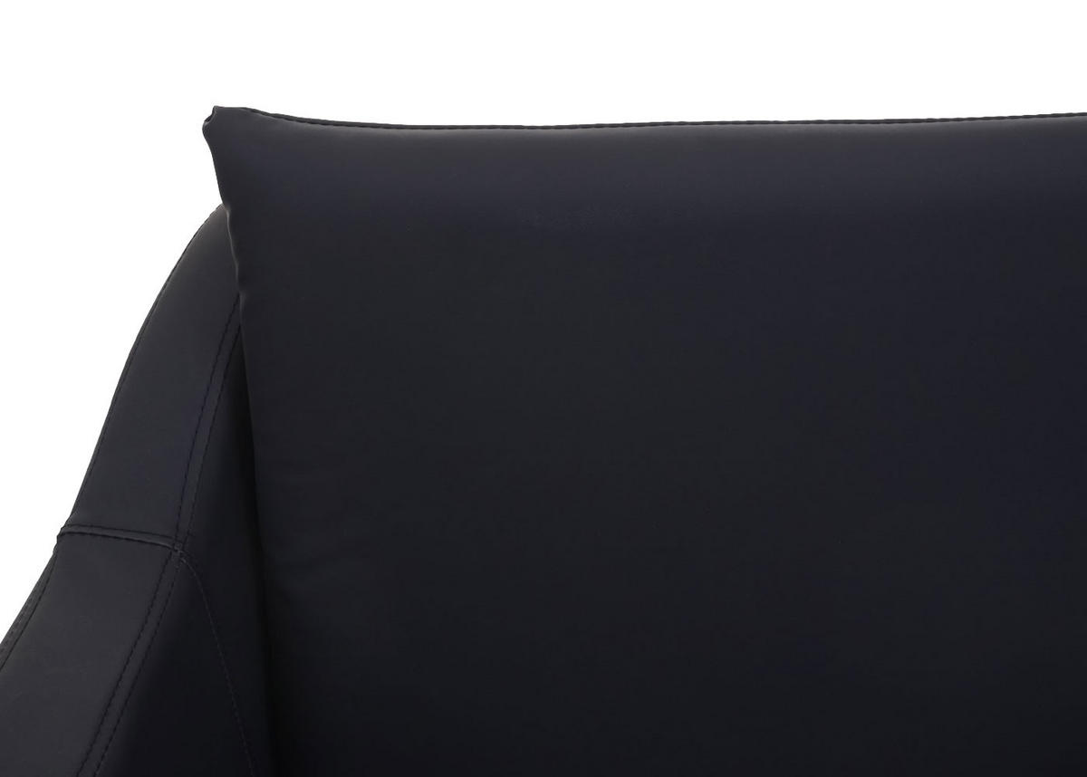 RELAXSESSEL H93B Schwarz - Schwarz, Textil (72/87/85cm) - MCW