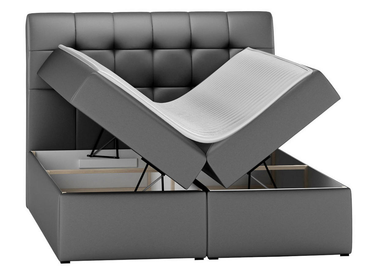 BOXBETT Diego - Weiß, Holz (160/200cm) - MIRJAN24
