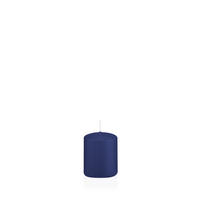 STUMPENKERZEN Dunkelblau Ø 48 x 60 mm, 24 Stück - Dunkelblau, Paraffin (5/6cm) - Wiedemann Kerzen