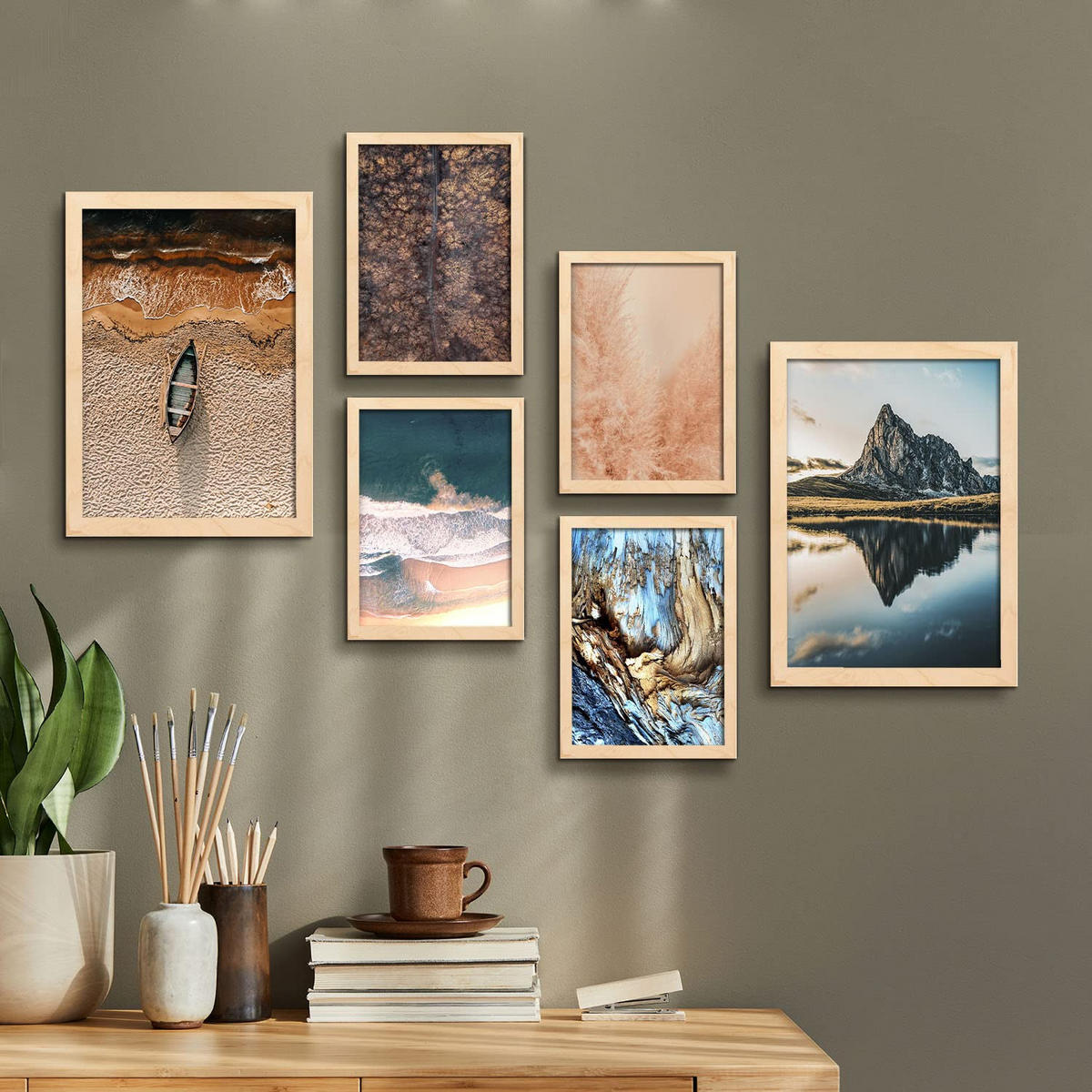 POSTER Set Mit 6 Kroatien Wandbild A3 & A4 Rahmenlos - Klar, Papier (29/3cm) - Nacnic