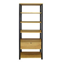 HOLZBÜCHERREGAL aus Massivholz für das Büro oder Wohnzimmer COLIN - Eichefarben, Holz (75/190/40cm) - Rawood Furniture