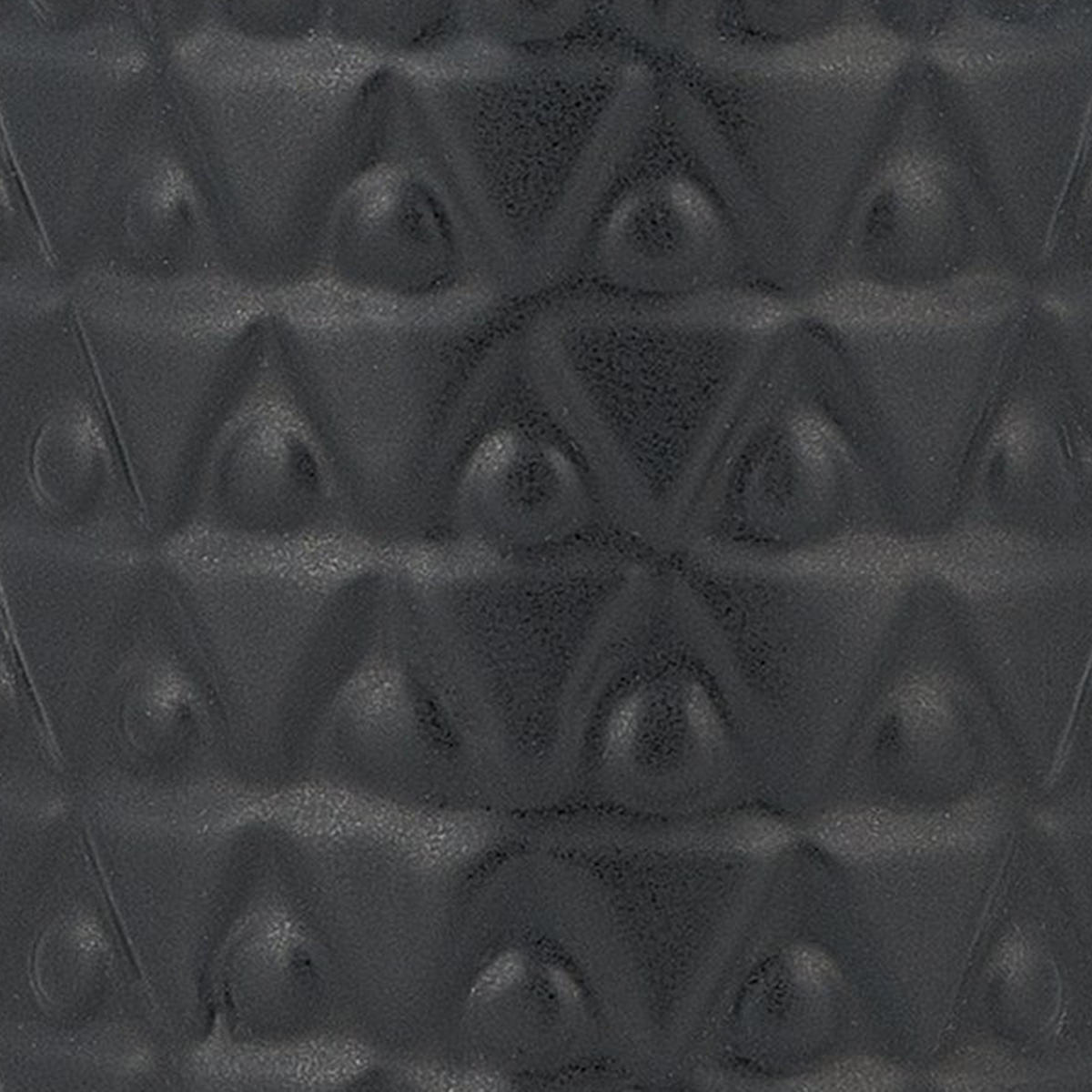 DEKOVASE Steinzeug schwarz Arsin - Schwarz, Stein (39cm) - Beliani