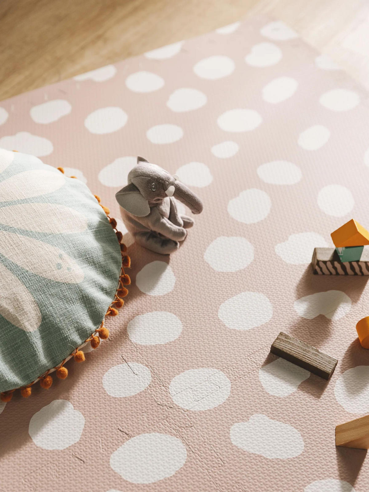 SPIELMATTE Savannah Rosa 120x180 cm - Rosa, Kunststoff/Textil (120/180cm) - Lytte