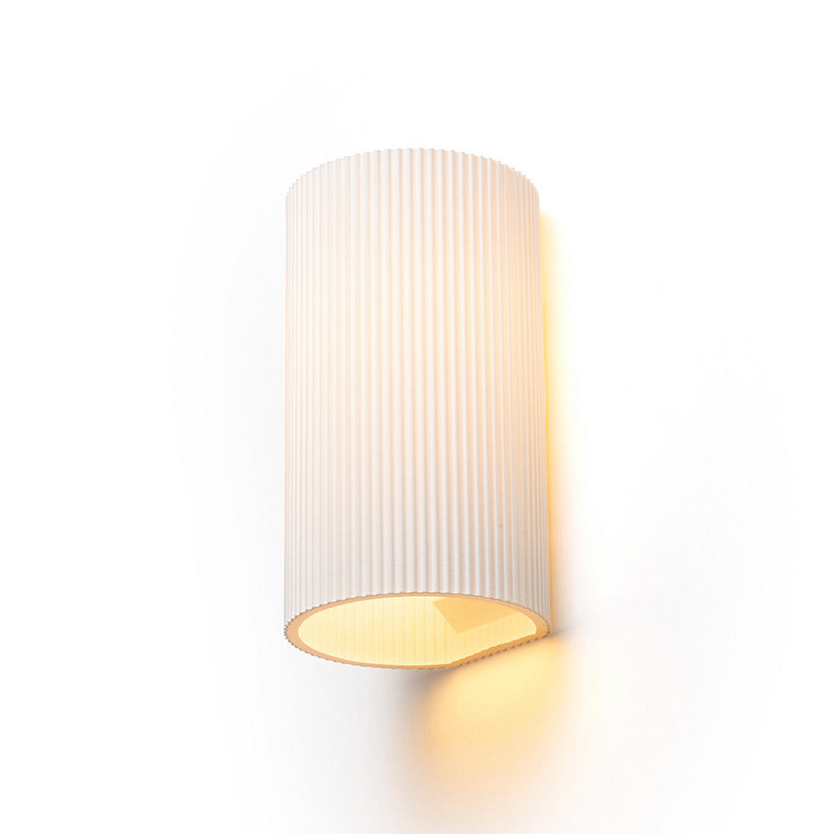 WANDLEUCHTE CALLUM RL2 250 Weiß Eco PLA 15 W - Weiß, Kunststoff (142/25/13cm) - Rendl