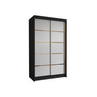 SCHIEBETÜRENSCHRANK Vigo IV - Goldfarben, Holzwerkstoff/Metall (100/200/58cm) - MIRJAN24