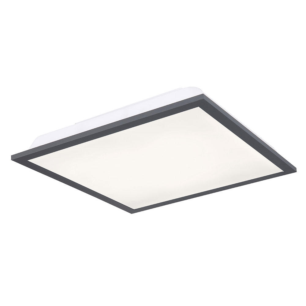 LED DECKENLEUCHTE, Weiß, quadratisch - Weiß, Metall (30/30/6cm) - Globo Lighting