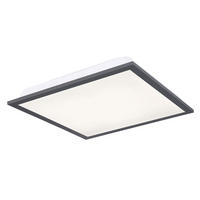 LED DECKENLEUCHTE, Weiß, quadratisch - Weiß, Metall (30/30/6cm) - Globo Lighting
