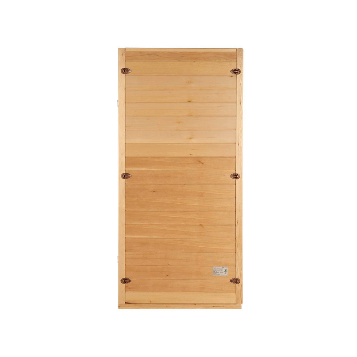 INFRAROTKABINE REDSUN S - Braun, Holz (90/190/90cm) - Home Deluxe