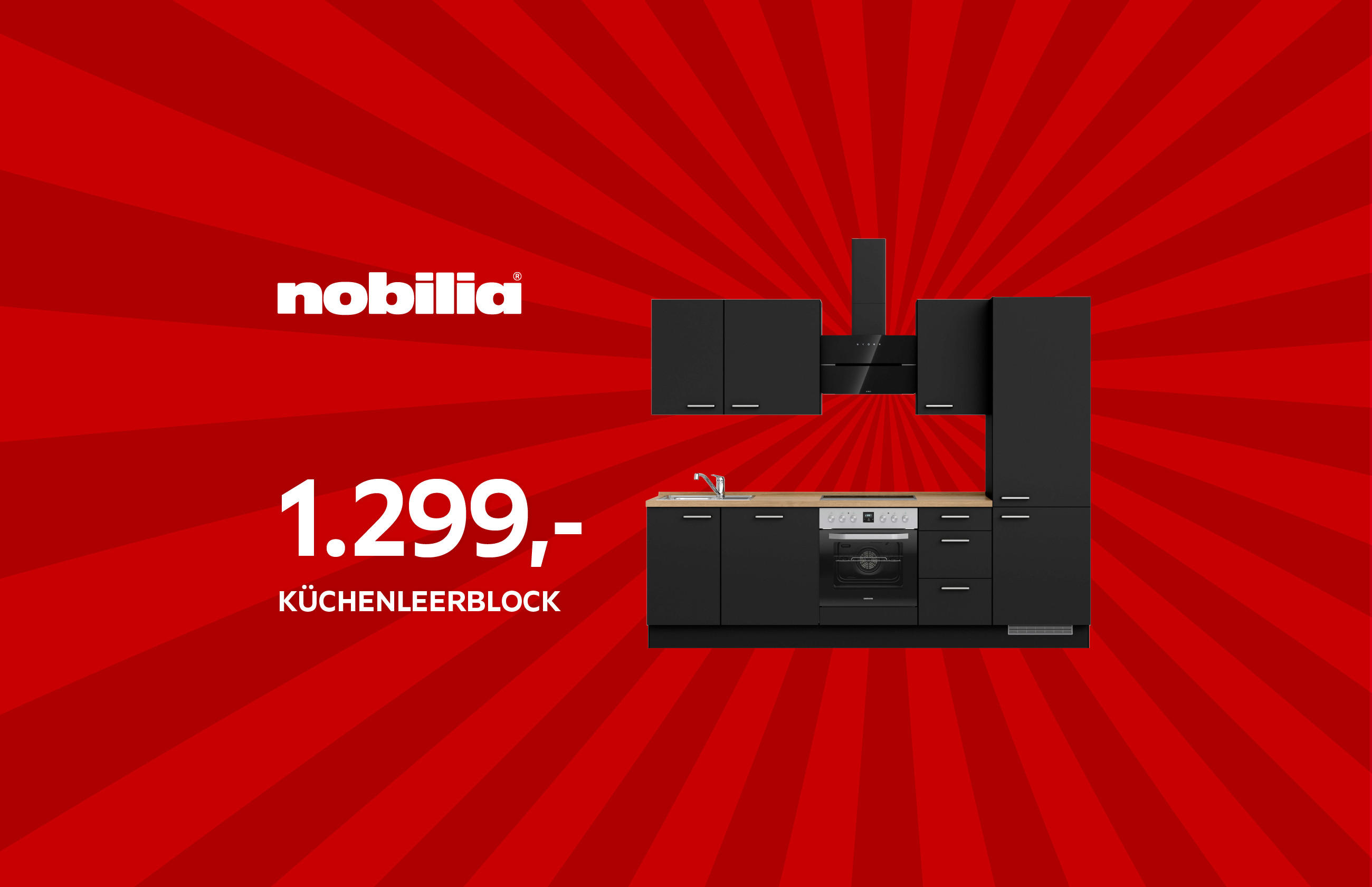 nobilia 1.299,- Küchenleerblock