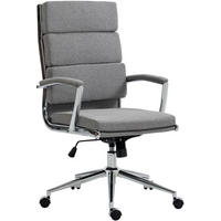 BÜROSTUHL Cyron Stoff grau - Chromfarben/Grau, Textil/Metall (61/115/65cm) - TPFLiving