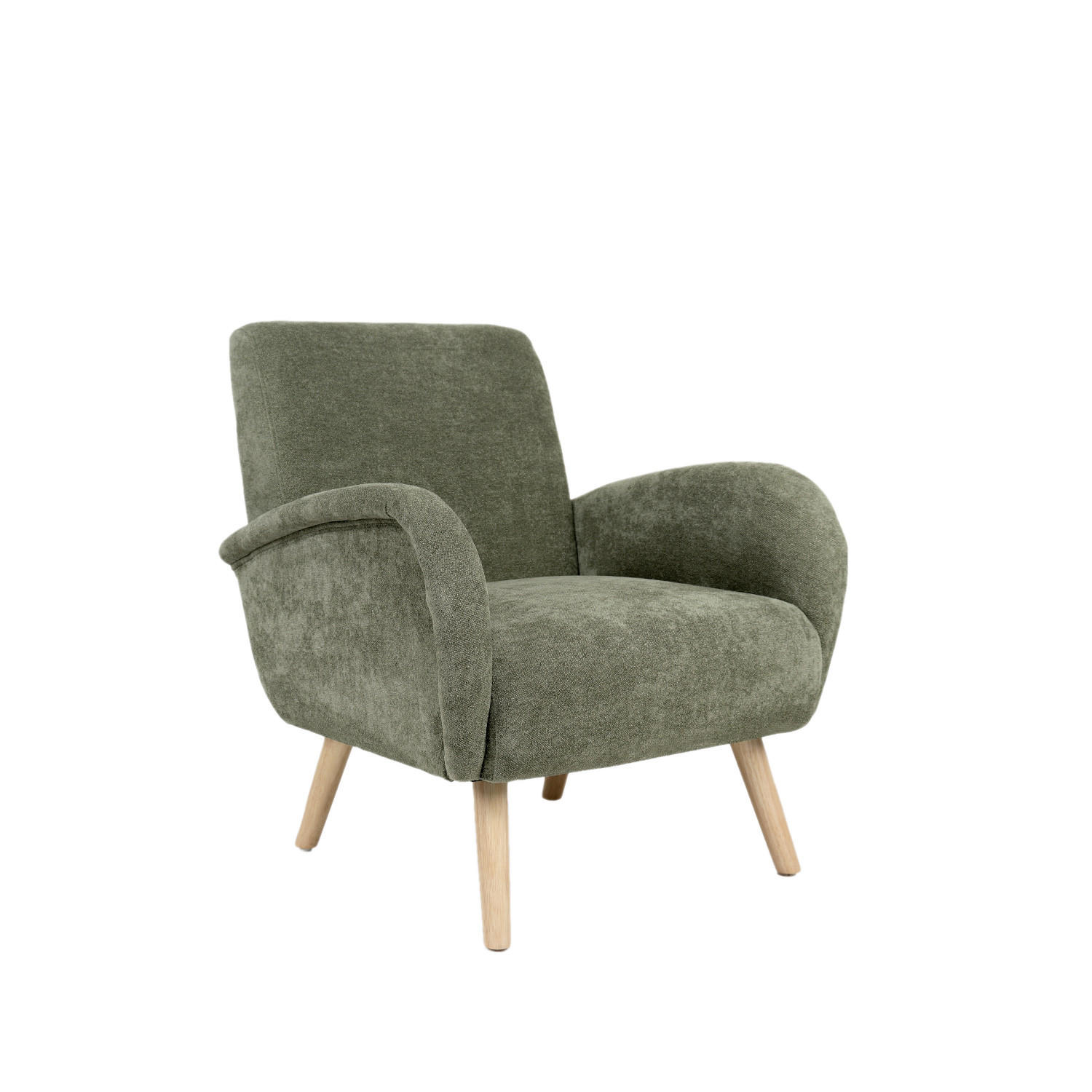 LESESESSEL Iraida Grün 73 cm x 82 cm - Grün, Textil (73/82/74cm) - Klast Home