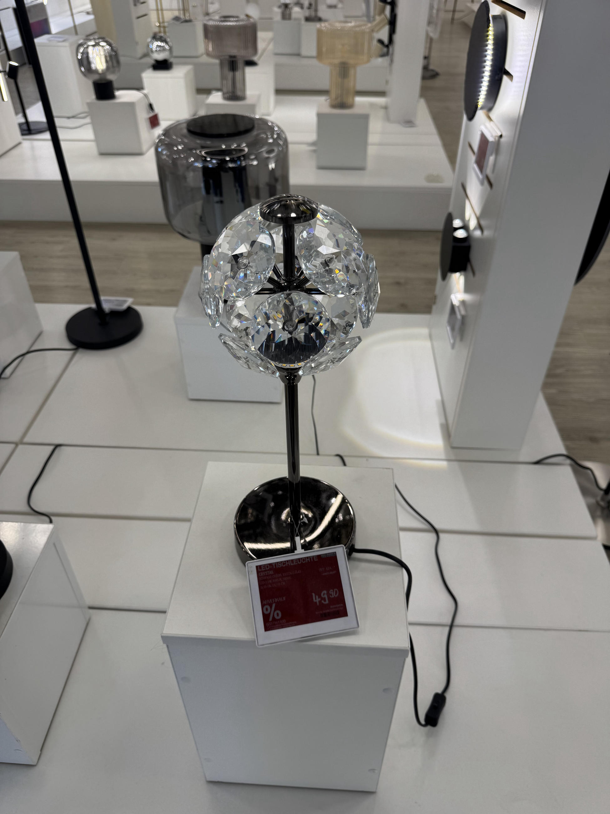 LED-TISCHLEUCHTE CRYSTAL