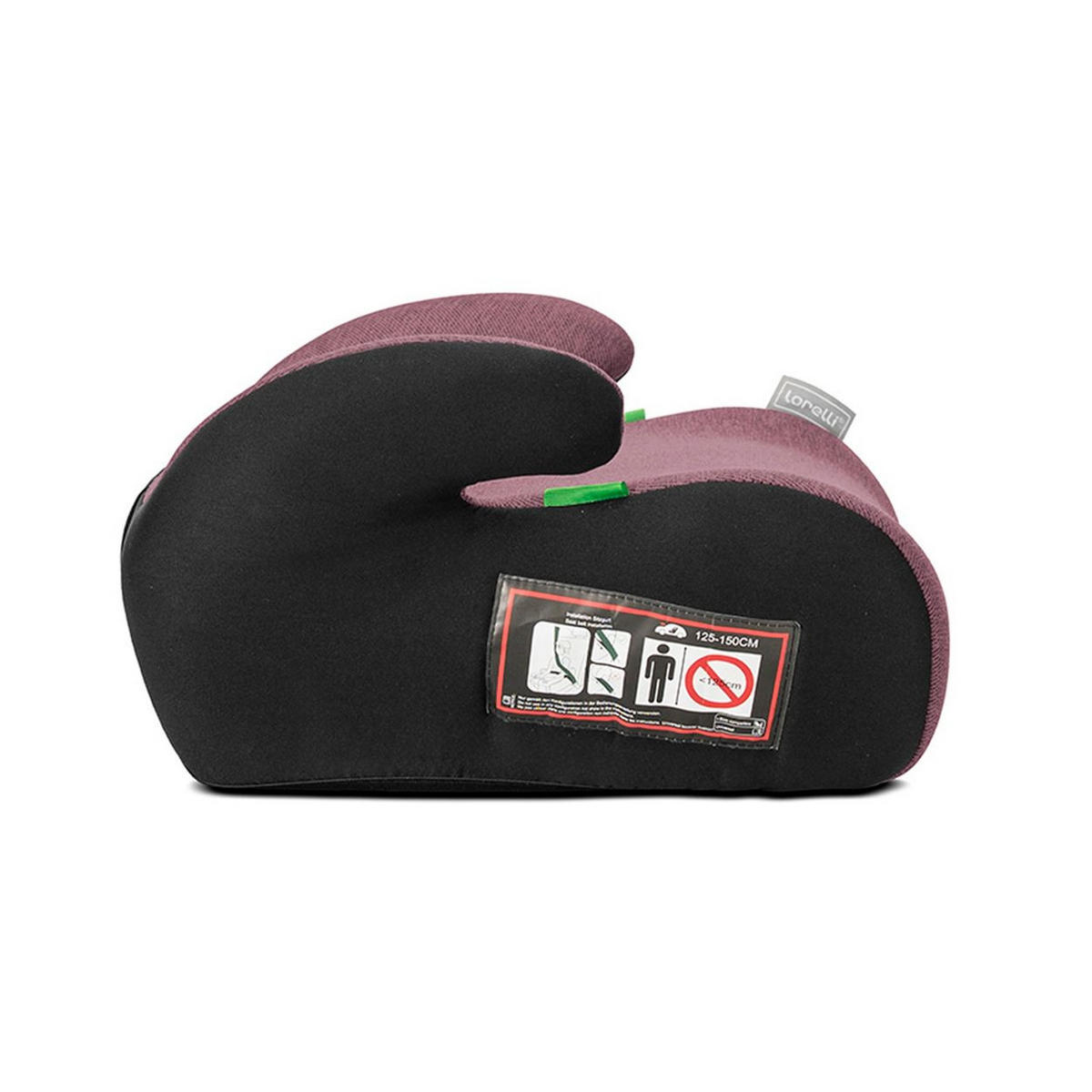 KINDERSITZE i-Size Orion pink (125-150cm) Boostersitz, Bezug waschbar - Pink, Kunststoff (43/20/37cm) - Lorelli