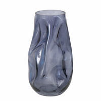 VASE Glas Lojin 27,8 cm - Grau, Glas (16/27.8cm) - Boltze Home