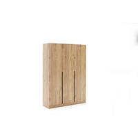 SCHIEBETÜRENSCHRANK Riva 150 cm - Eiche Craft Gold - Goldfarben, Holzwerkstoff (150/245/61cm)