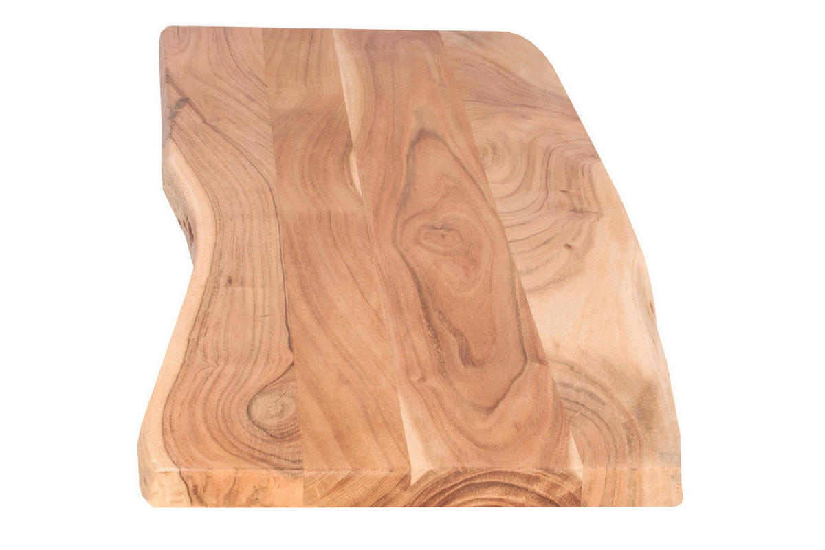 TISCHPLATTE CURTIS - Beige/Naturfarben, Akazienholz/Holz (40/100/3cm) - SAM
