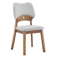 ESSZIMMERSTUHL 2er-Set Schmetterlingslehne Grau Holz - Grau, Holz (43/87.5/51cm) - Meubliv