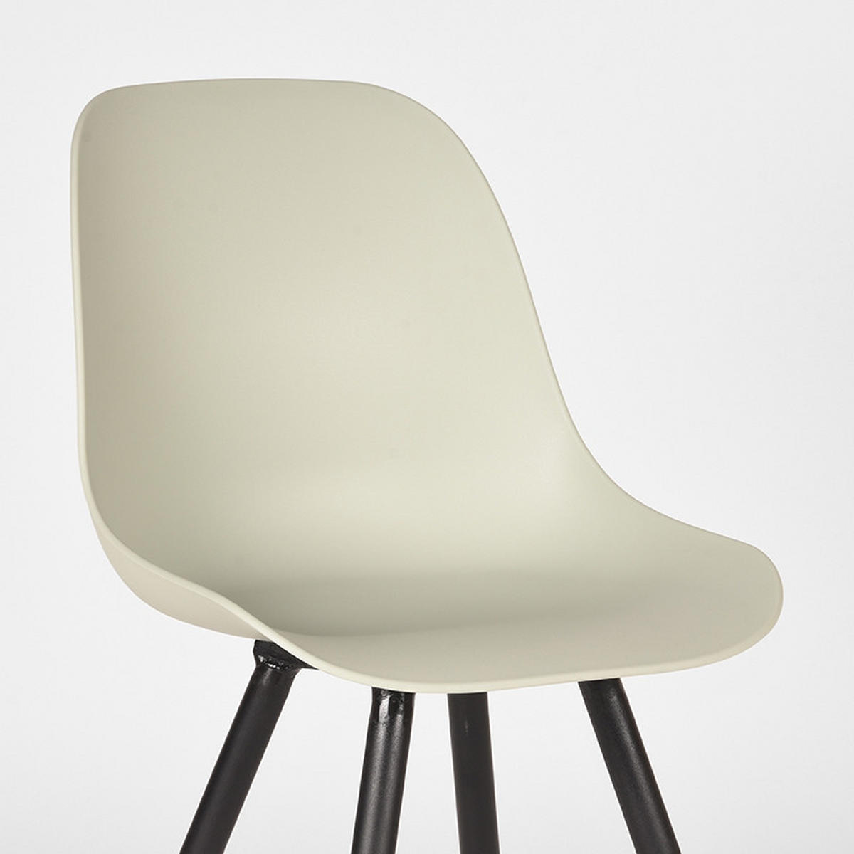 ESSZIMMERSTUHL Monza Beige 54/46/88 cm 2er-Set - Creme, Kunststoff (46/88/54cm) - LABEL51