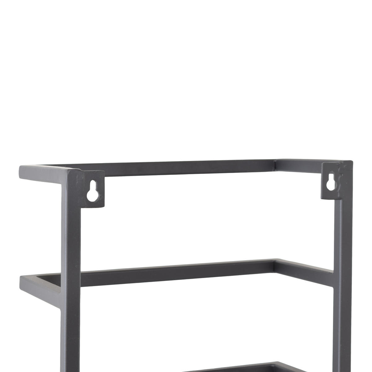 HANDTUCHSTÄNDER Kick Schwarz - Schwarz, Metall (25/48/12cm) - LOFT42