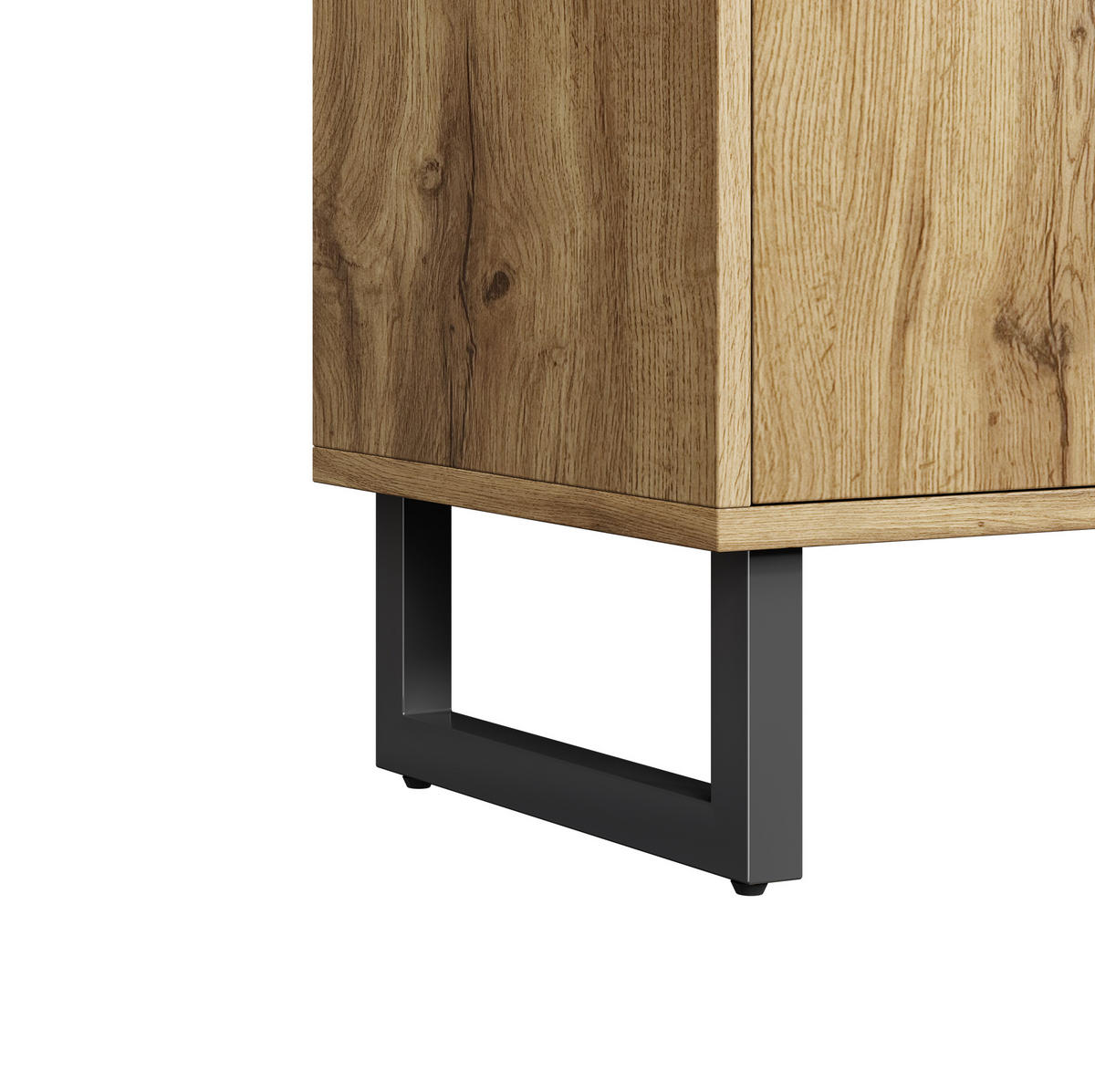 SCHUHSCHRANK aus MDF 110x38x186cm in Natur mit Soft-Close - Naturfarben, Holzwerkstoff (110/186/38cm) - Modfu