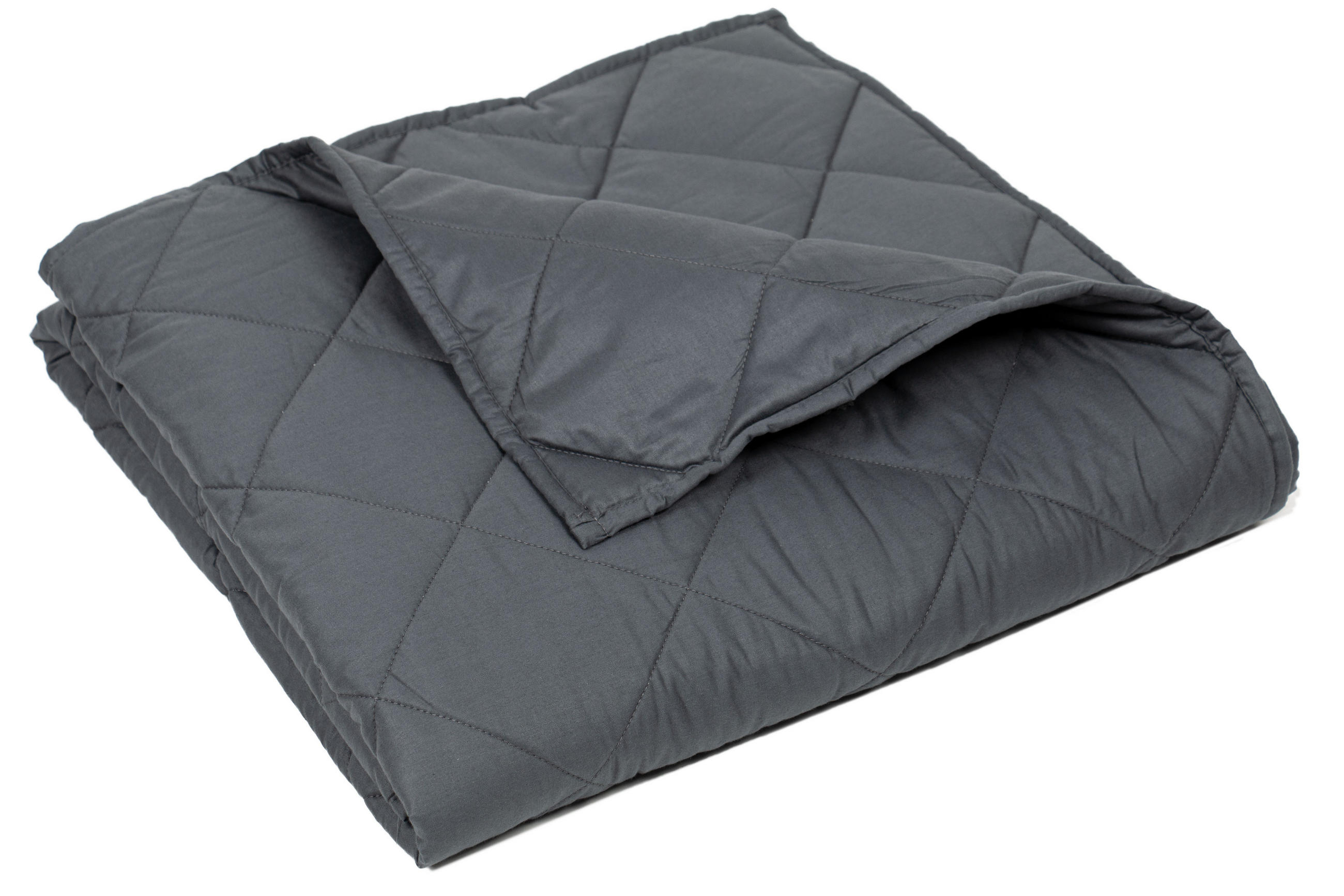 GEWICHTSDECKE, 100% Baumwolle, Weiß - Grau, Textil (150/200cm) - Zollner