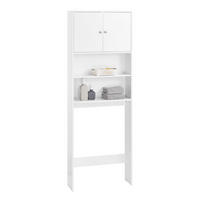 WASCHMASCHINENSCHRANK Weiß - Weiß, Holzwerkstoff (65/182/20cm) - SoBuy