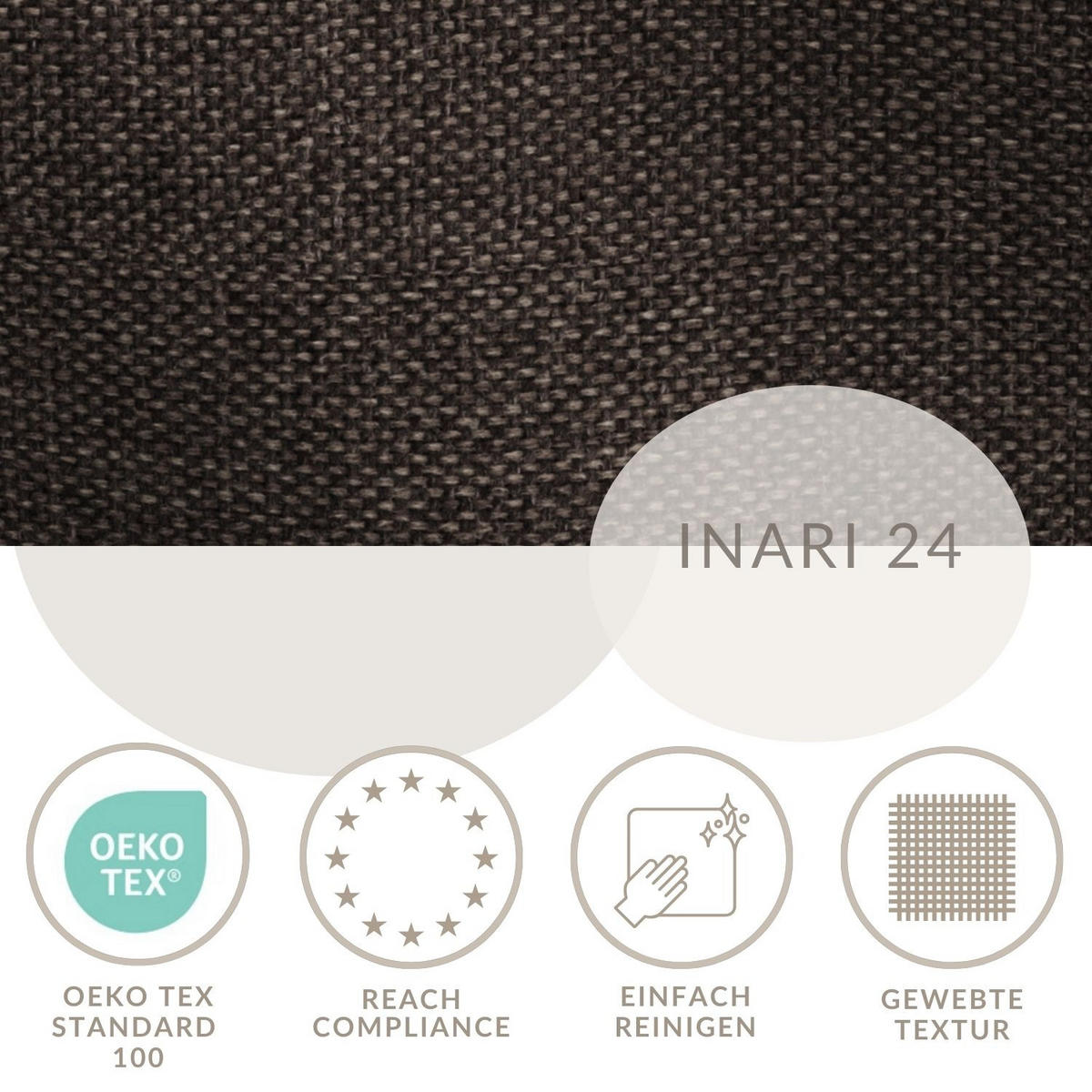 BOXSPRINGBETT Fresco 180/200 cm, in Braun, Bettkasten, Matratze, Topper - Schwarz/Braun, Holz/Holzwerkstoff (180/200cm) - Maison de Reve