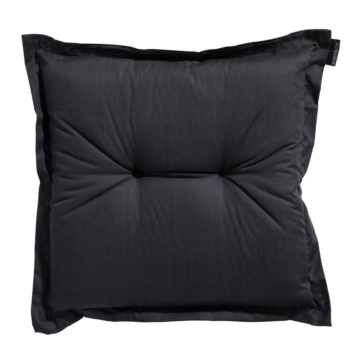 SITZKISSEN Basic 50/50 cm 4er-Set - Schwarz, Textil (50/5/50cm) - Madison