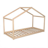 HAUSBETT KOALA MIT LATTENROST/ Kinderbett 90x190 - Natural - Naturfarben, Holz (90/190cm) - Weber Industries