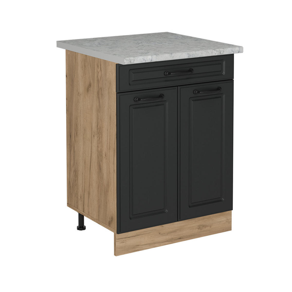 Honigeiche/Anthrazit, Holzwerkstoff (60/81.6/60cm) - Vicco