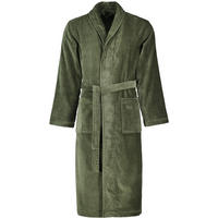 BADEMÄNTEL UNISEX SCHALKRAGEN FEELING-L MUD GREEN - 5830 - Grün, Textil (Lnull) - Vossen
