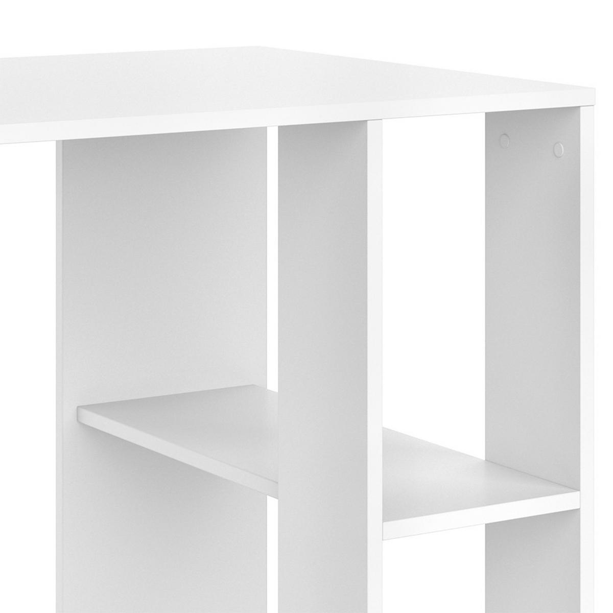 SCHREIBTISCH Arian Weiß 130 x 60 cm - Weiß, Holzwerkstoff (60/130/75cm) - Vicco
