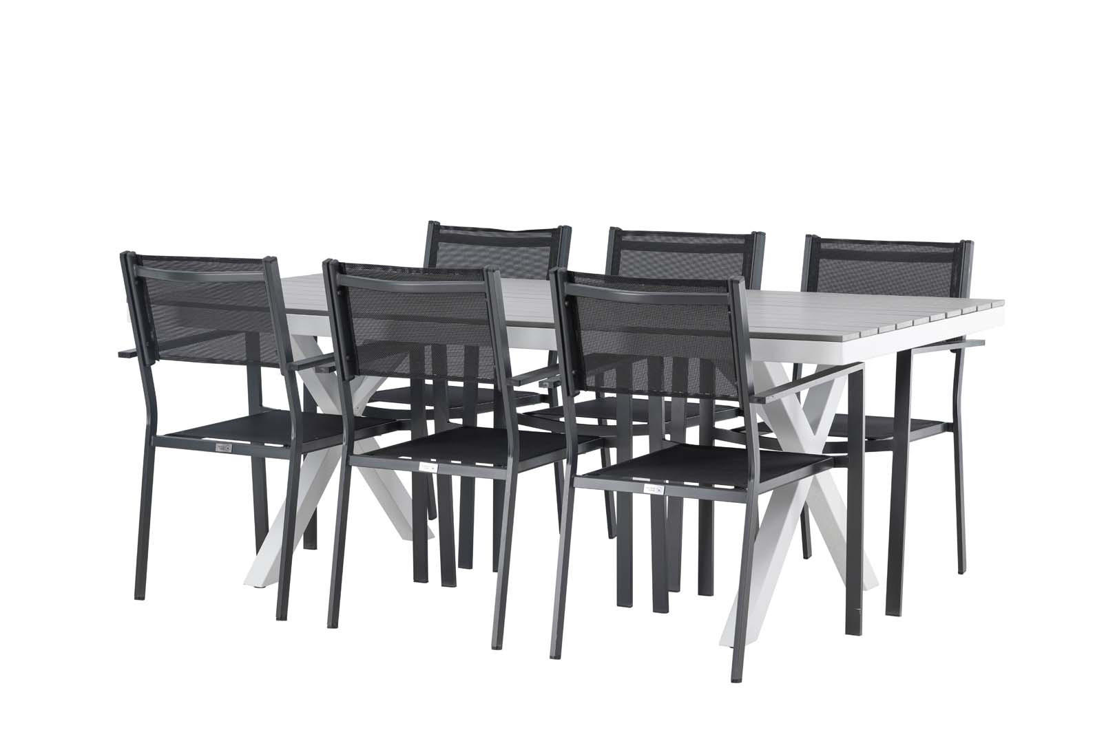 GARTENSET schwarz - Schwarz, Holzwerkstoff - ebuy24
