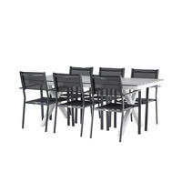 GARTENSET schwarz - Schwarz, Holzwerkstoff - ebuy24