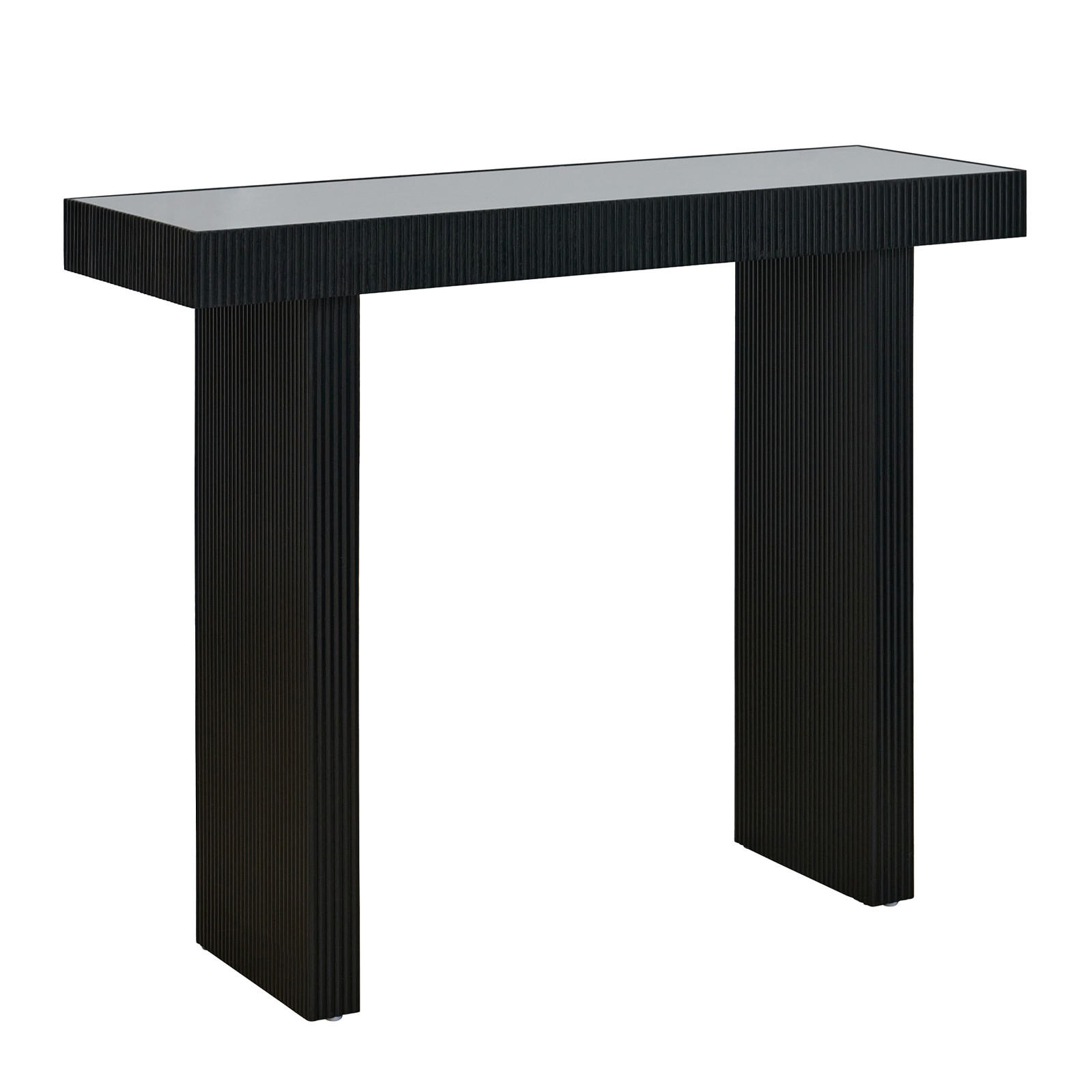 KONSOLENTISCH ALVARO Schwarz/Schwarz - Schwarz, Holzwerkstoff (38/110/85cm) - SVITA