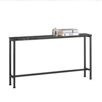 KONSOLENTISCH Schwarz - Schwarz, Holzwerkstoff/Metall (20/120/65cm) - SoBuy