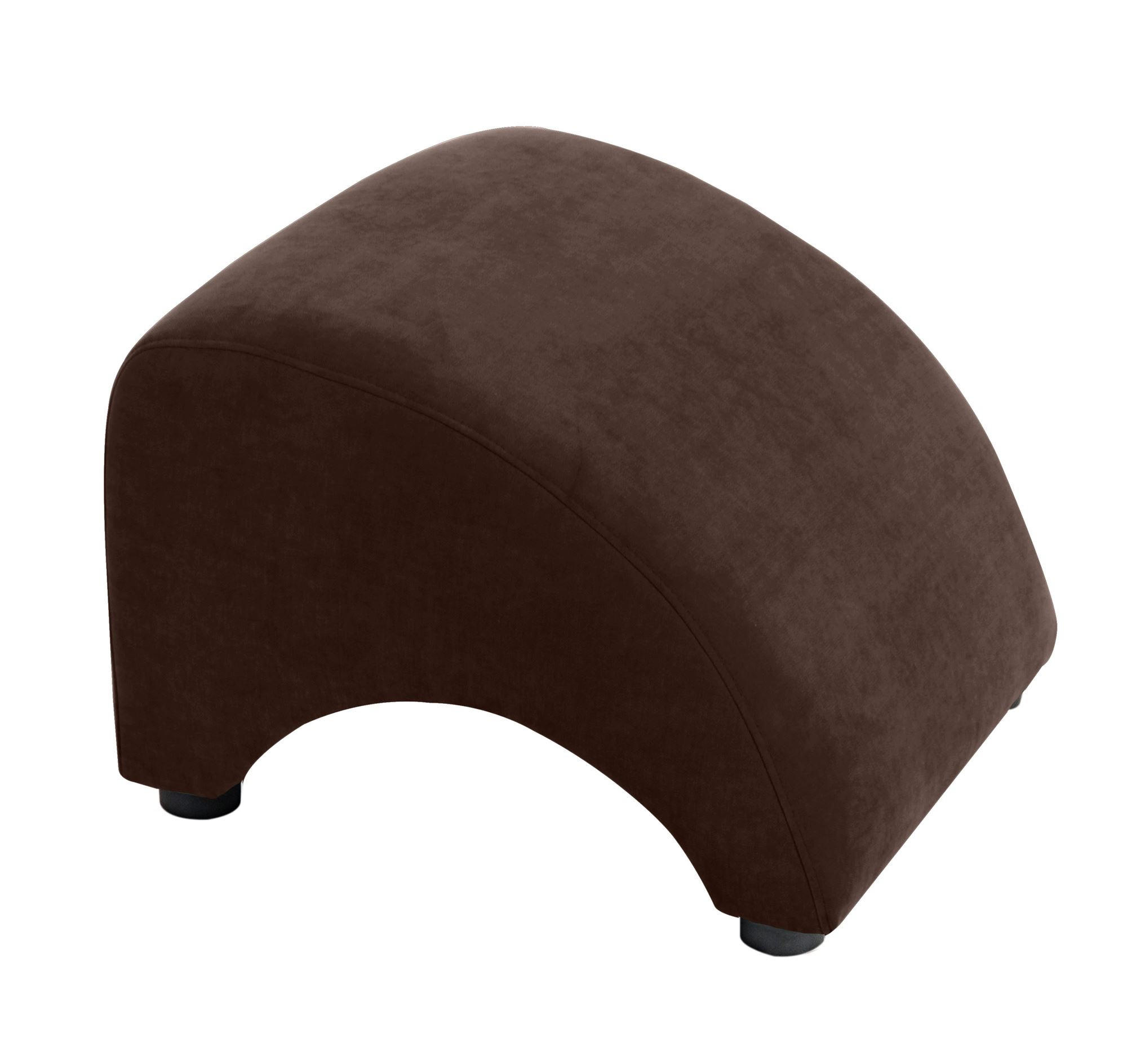 58aufmkessel Polsterhocker Braun 52x37x54 cm