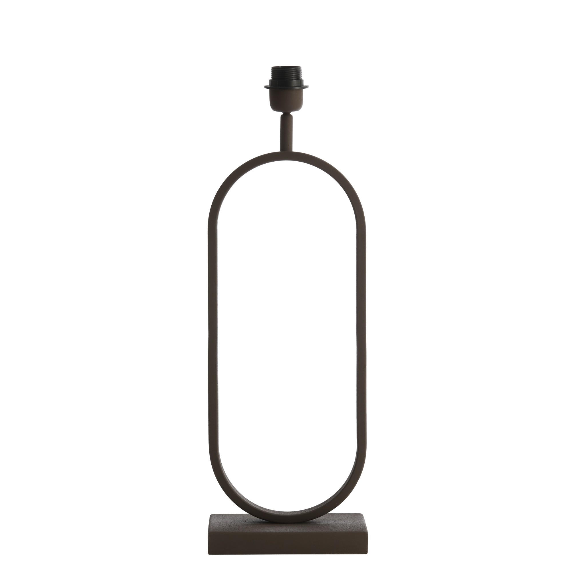 LAMPENFUSS Jamiri Braun 20/13/55 cm - Braun, Metall (20/13/55cm) - Light & Living