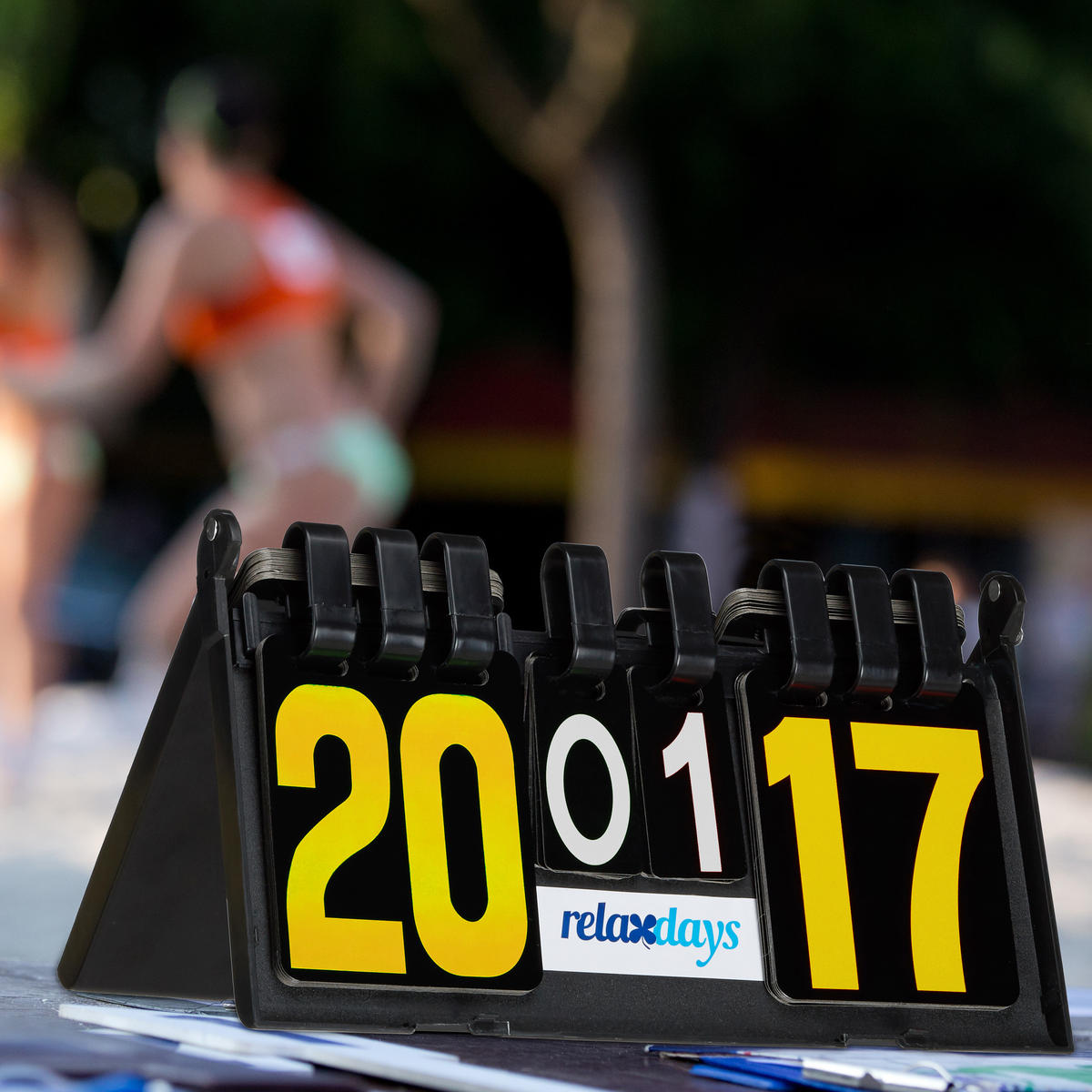 ZÄHLGERÄT - Multicolor, Wellpappe/Kunststoff (38/20cm) - Relaxdays