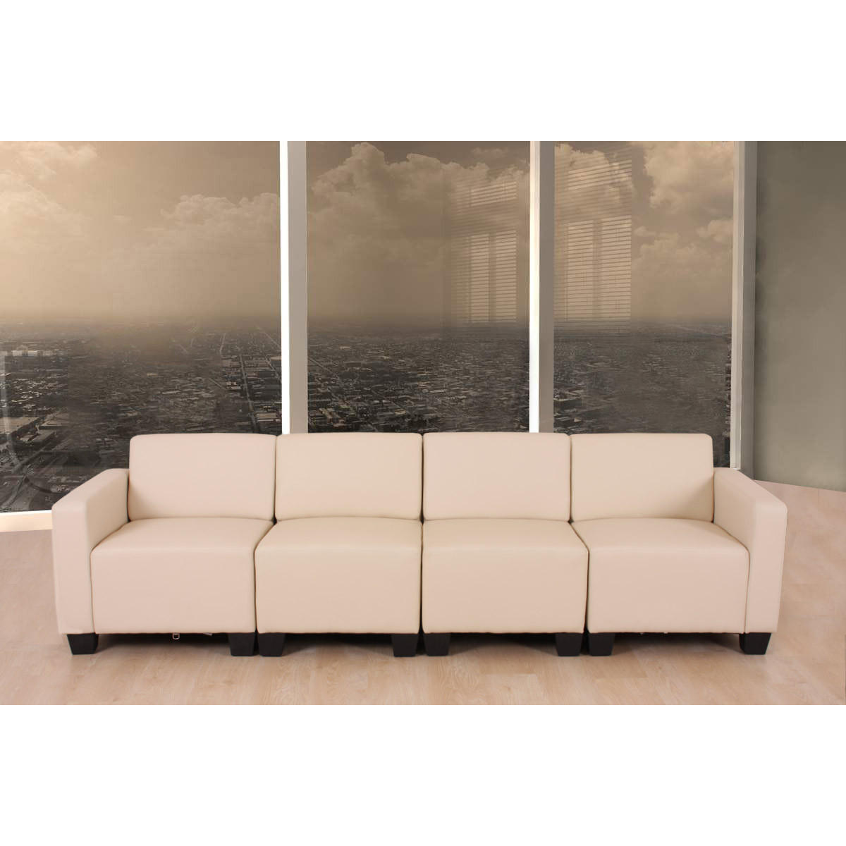 4-SITZER SOFA Beige - Beige, Textil (250/76/72cm) - MCW