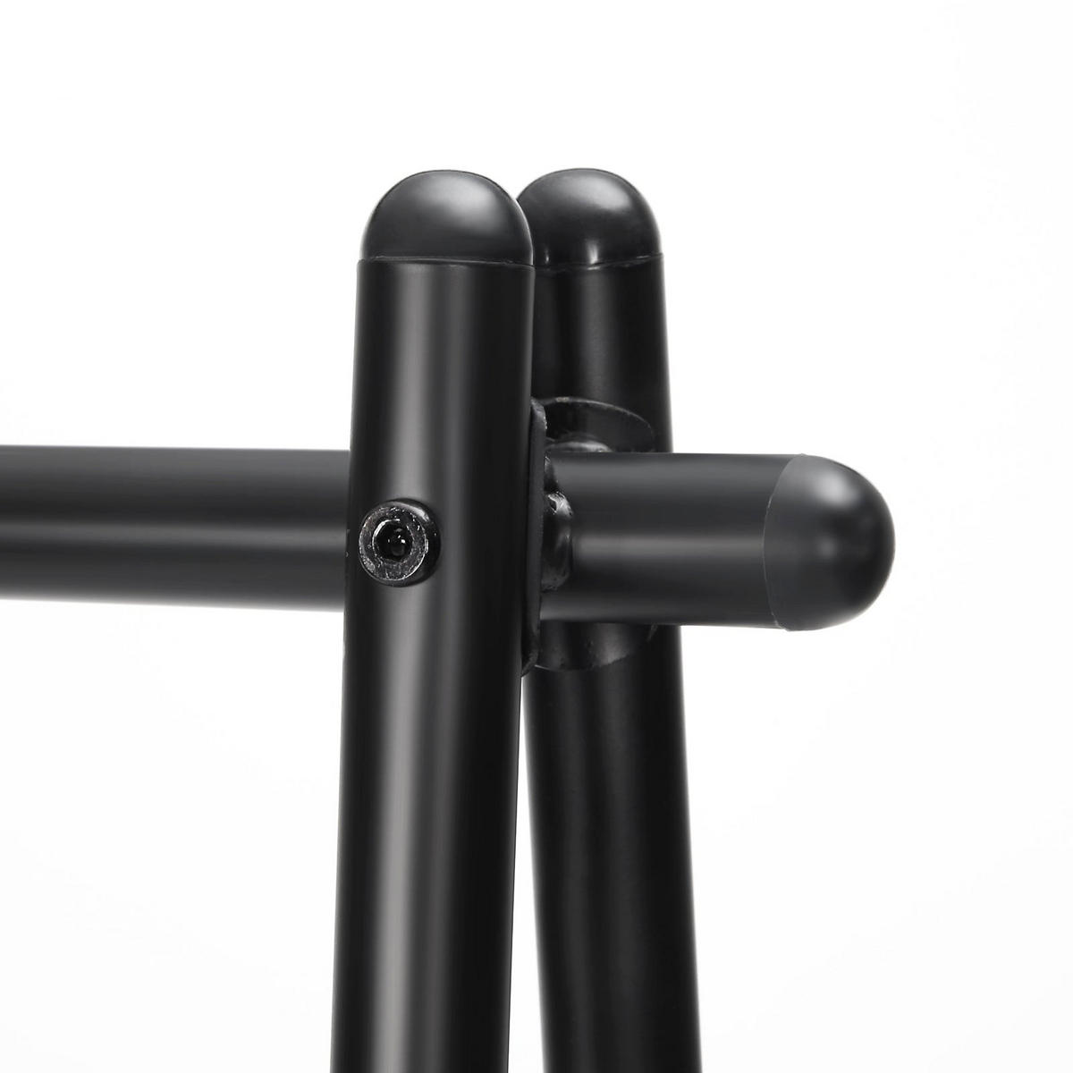 KLEIDERSTÄNDER - Schwarz, Metall (33.5/153/92.5cm) - Hansiro